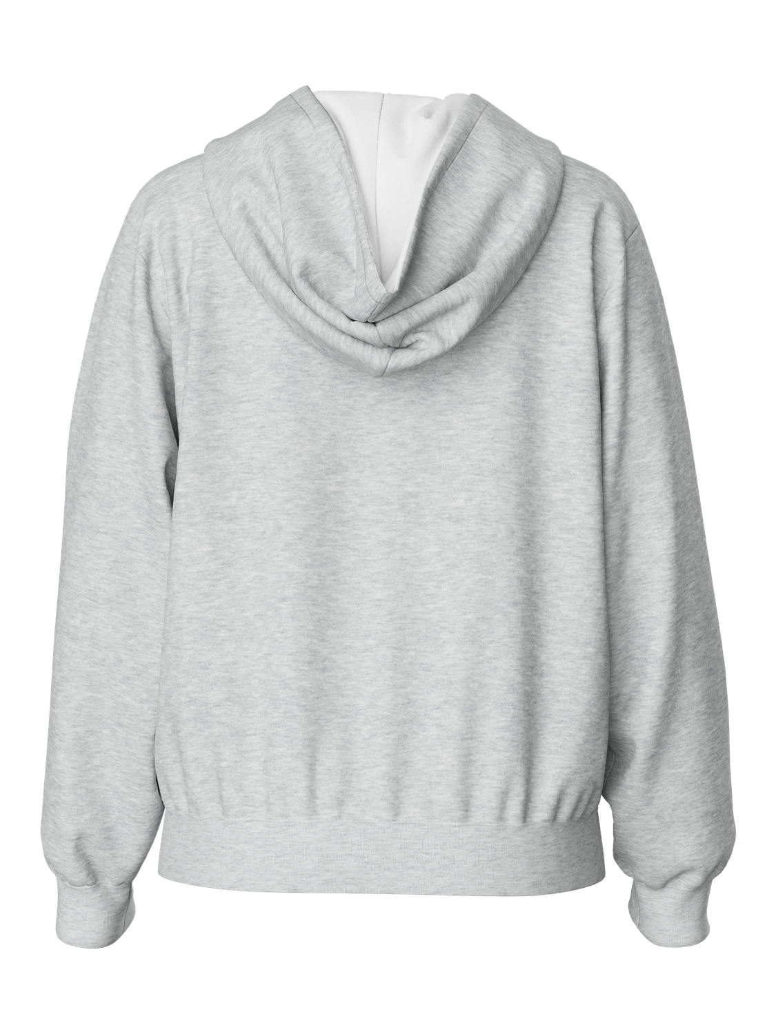 PCCHILLI ZIP Sweatshirt - Light Grey Melange