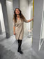 PCMALOU Short Dress - Taupe Gray