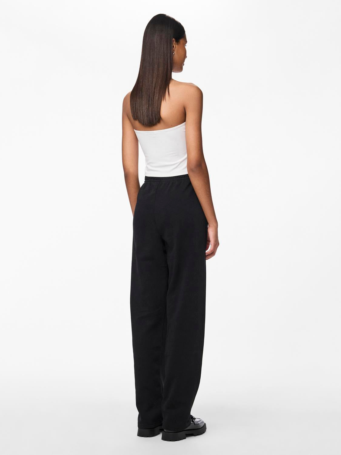 PCCHILLI WIDE Trousers - Black