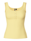 PCKITTE Tank-Top - Pale Banana