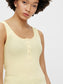 PCKITTE Tank-Top - Pale Banana