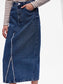 PCALFI Skirt - Medium Blue Denim