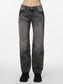 PCLOLLY Pants - Grey Denim