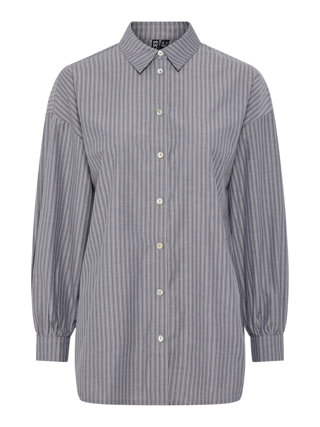 PCFOLLI Shirts - Dark Gull Gray